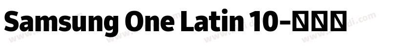 Samsung One Latin 10字体转换 Samsung One Latin 10字体转换